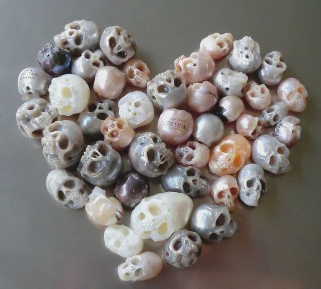 用彩宝作核的雕刻珍珠99%的人没见过！！(图10)