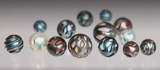 用彩宝作核的雕刻珍珠99%的人没见过！！(图5)