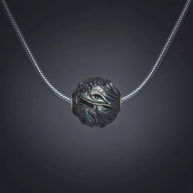 用彩宝作核的雕刻珍珠99%的人没见过！！(图13)