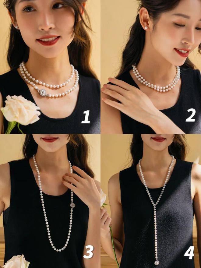 秋冬穿毛衣别忘这一步！珍珠毛衣链让普通穿搭“显贵”3倍(图9)