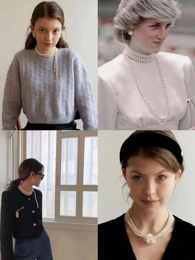 秋冬穿毛衣别忘这一步！珍珠毛衣链让普通穿搭“显贵”3倍(图1)